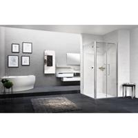 Novellini Young pendeldeur voor nis 103-107cm helder chroom y22b103-1k