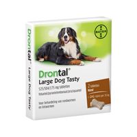 Drontal Large Dog Tasty 2 tabletten - thumbnail
