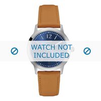 Guess horlogeband W0922G8 Exchange Leder Bruin 20mm + standaard stiksel - thumbnail