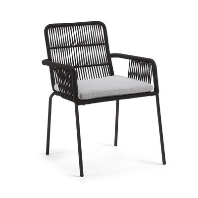 Kave Home Samanta tuinstoel Zwart