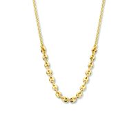 Ketting Ankerschakel zilver goudkleurig 3,7 mm 40 + 4 cm - thumbnail