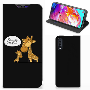 Samsung Galaxy A70 Magnet Case Giraffe