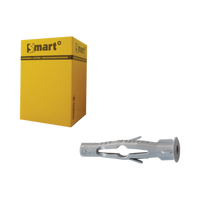 pgb-Europe SMART | Nylon uni.plug SMART met boord Ø 8x50 | 100 st SM0MFPN000800503