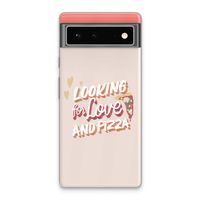Pizza is the answer: Google Pixel 6 Transparant Hoesje