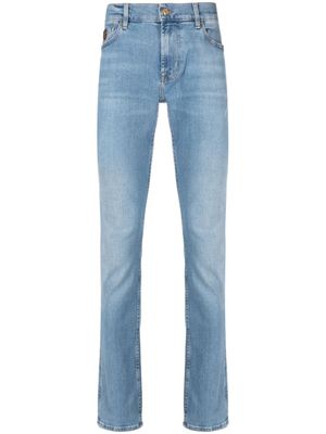 7 For All Mankind jean slim à effet usé - Bleu