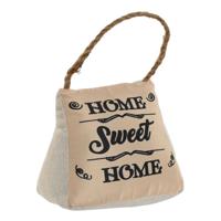 Items Deurstopper Lofty - 1 kilo - jute/beige - polyester en zand - 17 x 15 cm - Home Sweet Home   -