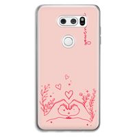 Love is in the air: LG V30 Transparant Hoesje