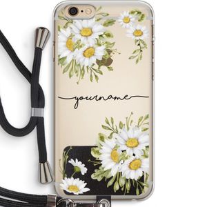 Daisies: iPhone 6 PLUS / 6S PLUS Transparant Hoesje met koord