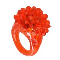 Lichtgevende Ring - LED - knipper - party - oranje/ rood - incl batterijen