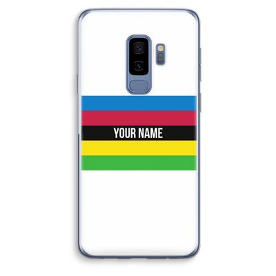 WK Wielrennen: Samsung Galaxy S9 Plus Transparant Hoesje WK Wielrennen: Samsung Galaxy S9 Plus Transparant Hoesje