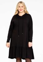 Yoek Sweater-jurk Queen ORGANIC | Zwart | Maat 54/56