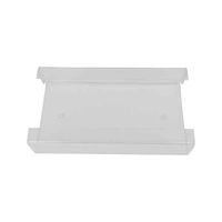 Wandhouder Plexiglas met Zij-rand Small 14x25x6cm, 1st