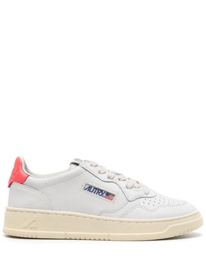 Autry baskets Medalist en cuir - Blanc
