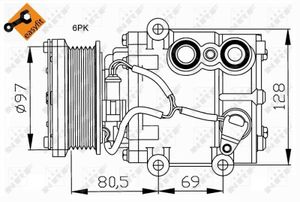 Compressor, airconditioning 32401