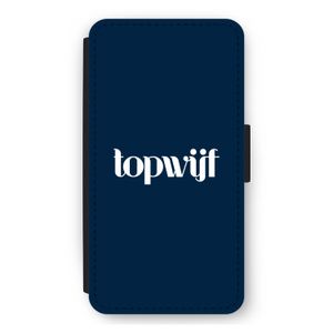 Topwijf Navy: iPhone 12 mini Flip Hoesje