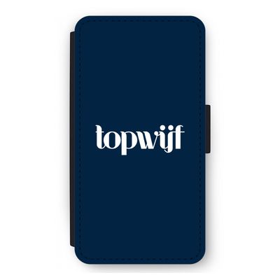 Topwijf Navy: iPhone 12 mini Flip Hoesje