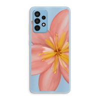 Pink Ellila Flower: Samsung Galaxy A52 Transparant Hoesje