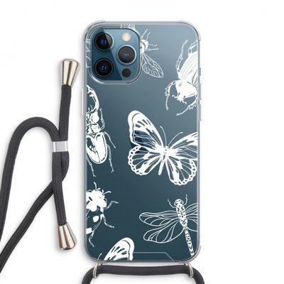 Tiny Bugs: iPhone 12 Pro Max Transparant Hoesje met koord