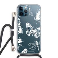 Tiny Bugs: iPhone 12 Pro Max Transparant Hoesje met koord