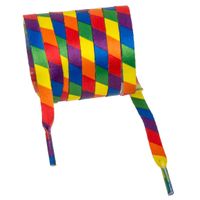 Schoenveters - Gay Pride/Regenboog thema kleuren - polyester - 140 cm   - - thumbnail
