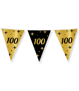 Classy Vlaggenlijn 100 Jaar Zwart/Goud (10m)