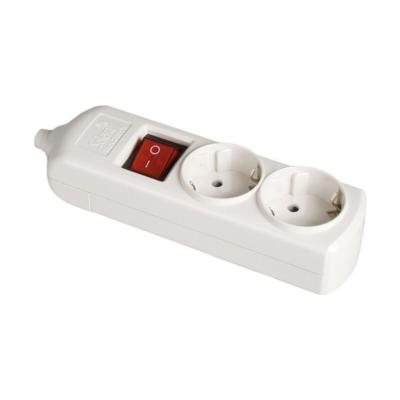 2-voudige Stekkerdoos met Schakelaar Solera 8002il Bipolair 3500 W 250 V 16 A
