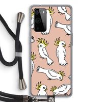 Papegaai: OnePlus 9 Pro Transparant Hoesje met koord