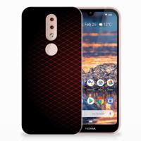 Nokia 4.2 | TPU bumper | Geruit Rood Nokia 4.2 | TPU bumper | Geruit Rood