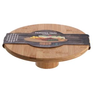 Serveerplank Op Voet Bamboe