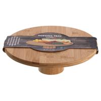 Serveerplank Op Voet Bamboe