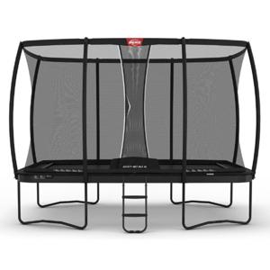 BERG Trampoline Ultim Champion met Veiligheidsnet - Safetynet Deluxe XL - 500 x 300 cm - Grijs met Airflow PRO Springmat