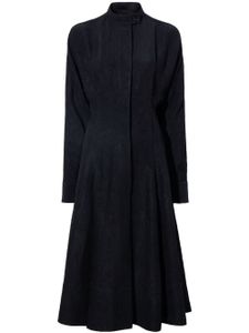 Proenza Schouler robe-chemise Flou à effet froissé - Noir