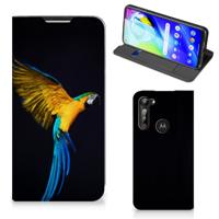 Motorola Moto G8 Power | Hoesje maken | Papegaai