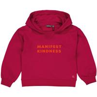 Quapi Meisjes hoodie - Dianne - Roze rood