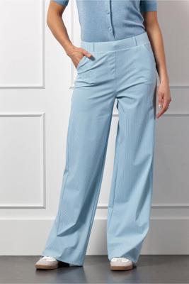 Studio Anneloes Lexie Stripe Trousers 12903 Broek 1160 Off White/petrol