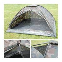 Kampeer tent met camouflage print 4 personen - thumbnail