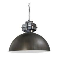 Masterlight Gunmetal industrie hanglamp Industria 80 Block met wit 2201-30-06-BL