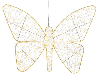 Micro LED vlinder metaal flashing effect buiten Micro LED vlinder metaal flashing effect buiten