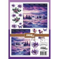 Crealies • knipvel winter b 8 vellen