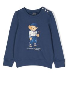 POLO RALPH LAUREN KIDS sweat Polo Bear à col rond - Bleu