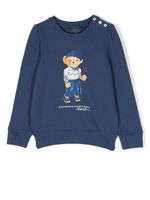 POLO RALPH LAUREN KIDS sweat Polo Bear à col rond - Bleu