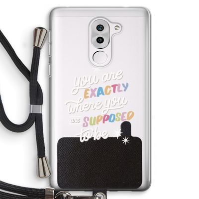 Right Place: Honor 6X Transparant Hoesje met koord