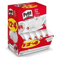 Correctietape Pritt ECO Flex 4.2mmx10m promo pack à 12+4 gratis