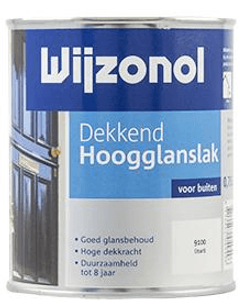 wijzonol dekkend hoogglans 9100 ijswit 750 ml