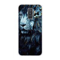 Darkness Lion: Samsung Galaxy A6 Plus (2018) Transparant Hoesje