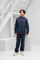 Under Armour Rival Woven Trainingspak Kids Donkergrijs - Maat 140 - Kleur: DonkergrijsBlauw | Soccerfanshop