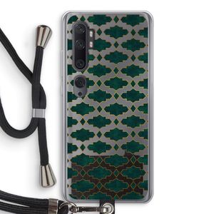 Moroccan tiles: Xiaomi Mi Note 10 Transparant Hoesje met koord