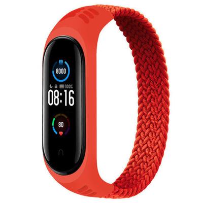 Xiaomi Mi 3/4/5/6 Nylon Gevlochten Solo Band - Rood Xiaomi Mi 3/4/5/6 Nylon Gevlochten Solo Band - Rood