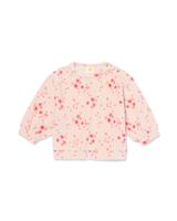 HEMA Newborn Sweater Velours Lichtroze (lichtroze)