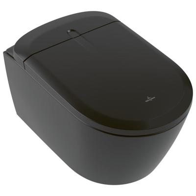 Villeroy & Boch Supreo Douche WC - ladydouche - geurafzuiging - spoelrandloos - pure black v16en2r7